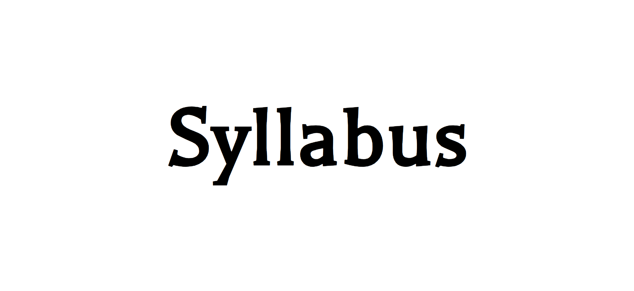 syllabus